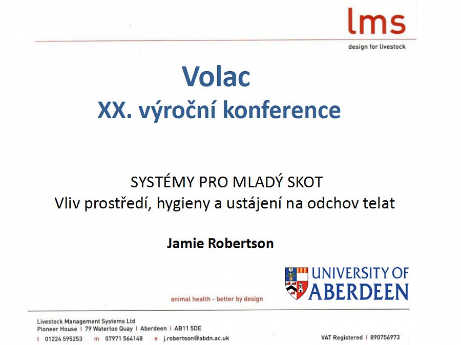 Prezentace z XX. výroční konference